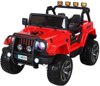 Радиоуправляемый красный джип Wrangler 4WD 2.4G - WXE1688-4 Радиоуправляемый красный джип Wrangler 4WD 2.4G - WXE1688-4